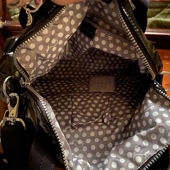 Black shiny Kipling bag - Picture 3 of 3